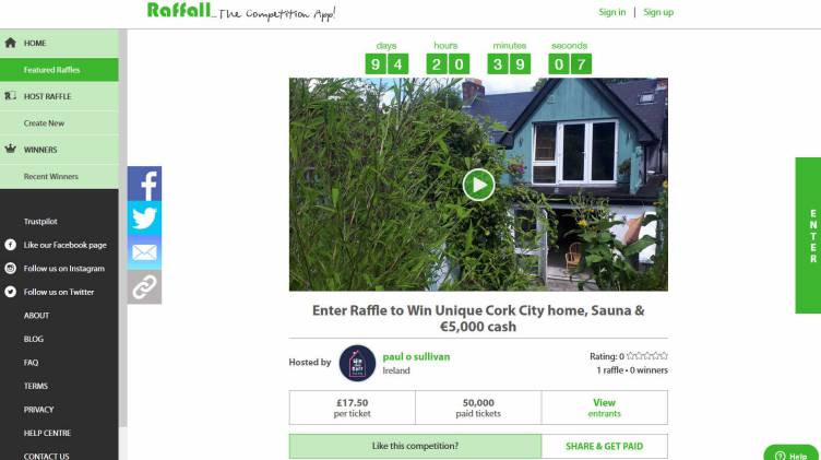 Win a Cork City Centre House with Two Bedrooms and Sauna