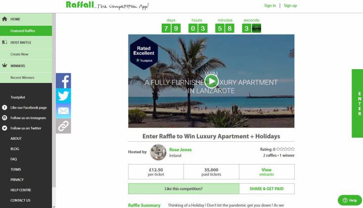Win a Newly Built Lanzarote One Bedroom Apartment