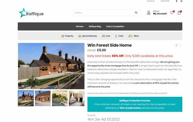 Win a Small Cottage with Large Garden in Rural Nottinghamshire
