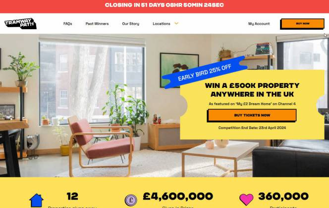 Win Half a Million to Buy a House Anywhere in the UK