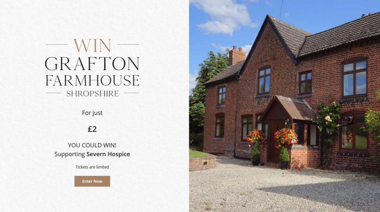 Win a Six Bedroom Grade II Listed Farmhouse in Shropshire