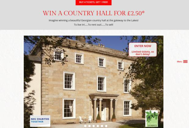 Win a Georgian Country Hall in Lancashire Near to the Lake District