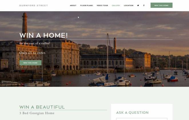Win a Georgian house in Plymouth