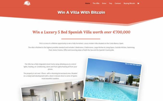 Win a Large Villa on the Coast Blanca in Spain