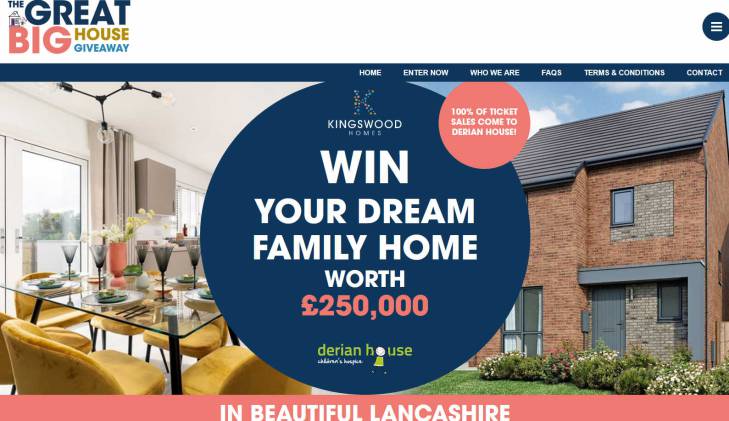 Win a New Build House in Blackburn in Aid of Hospice Charity