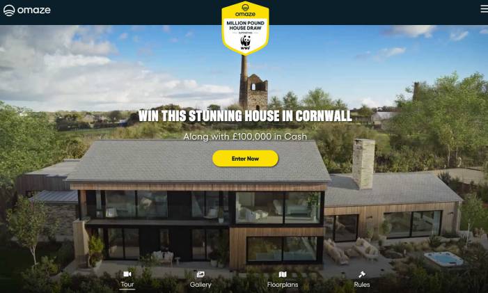 Win a Modern Contemporary House with Views in Cornish Village