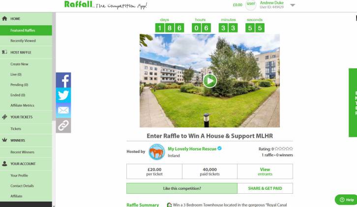 Win a Townhouse with Three Bedrooms in Canal District of Dublin