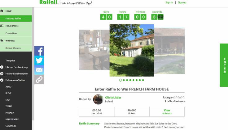 Win a Rural Farmhouse with Gite in South West France
