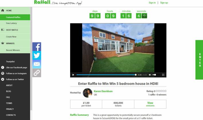 Win a Five Bedroom Home in Scissett, West Yorkshire