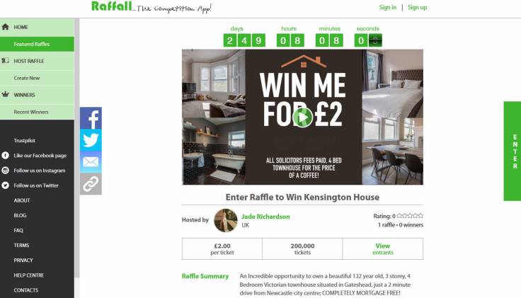 Win a Victorian Townhouse with Four Bedrooms in Gateshead