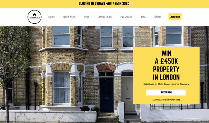 Win and Choose Any Property Within the the M25 with £450k