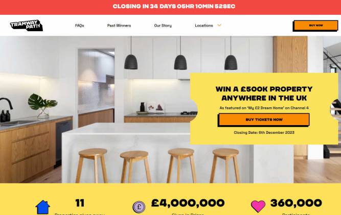 Win Half a Million to Buy a House Anywhere in the UK