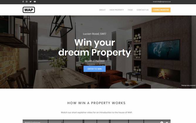 Win a Eddie Jordan's Apartment in Tooting Bec, London