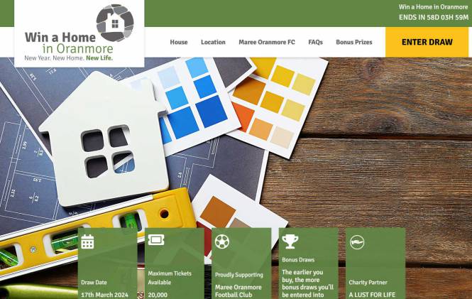 Win a New Build House in Galway City Ireland