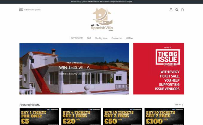 Win a Large Costa Blanca Villa with Pool and Sea Views